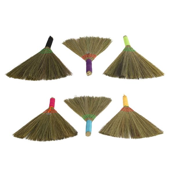 30cm Small Decor Broom 6 Asstd