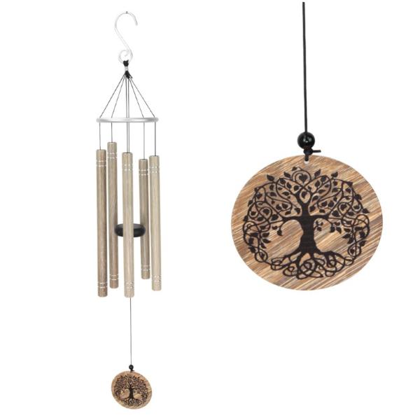 Tree Of Life Brown Class Chime
