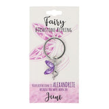 Load image into Gallery viewer, June Fairy Birthstone Keyring
