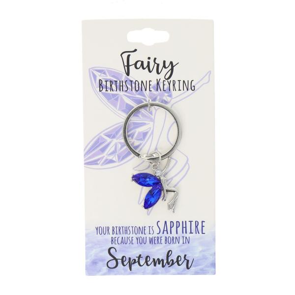 September Fairy Birthstone Keyring