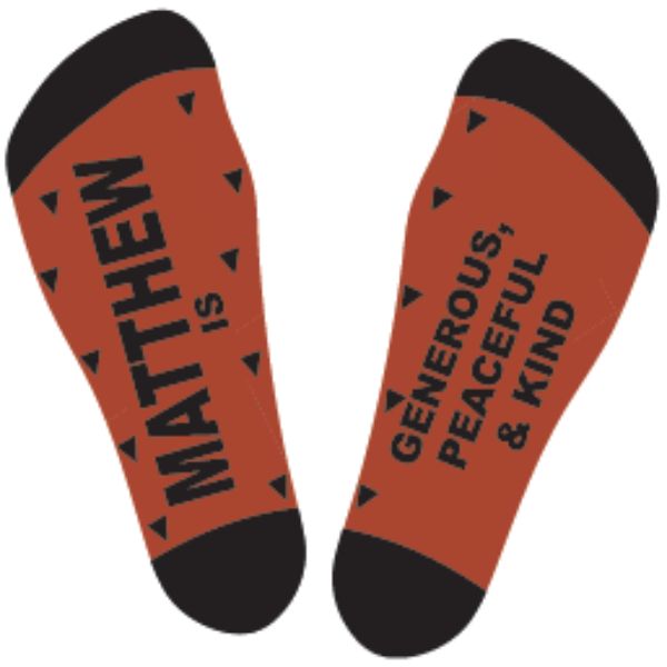Black & Red Matthew Bamboo Socks