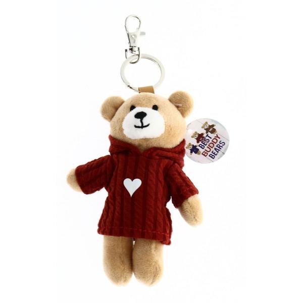 Red Heart Bear Keyring