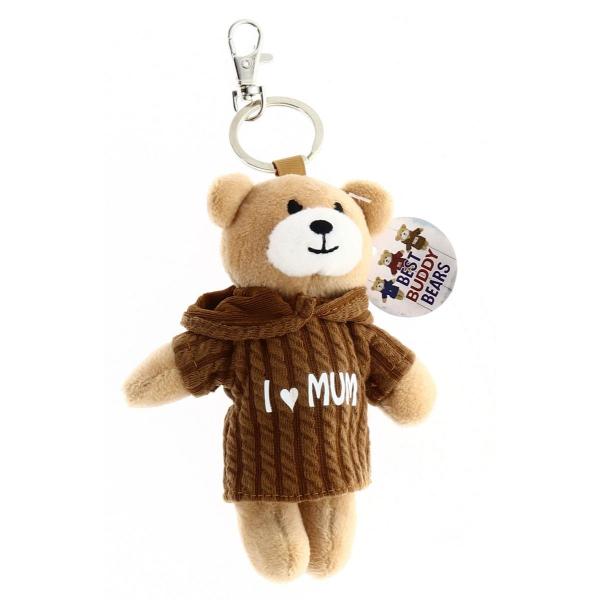 I Heart Mum Bear Keyring