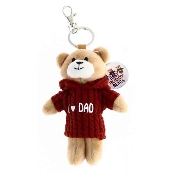 I Heart Dad Bear Keyring