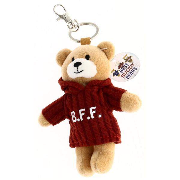 Red BFF Bear Keyring