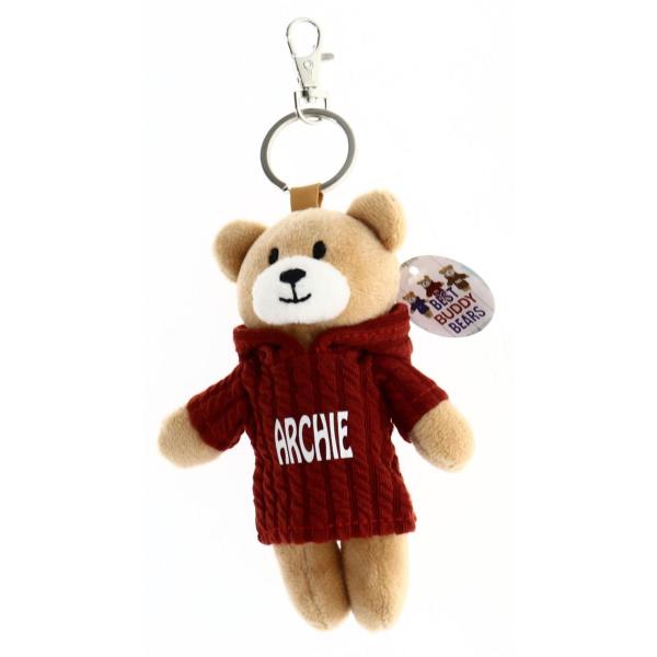 Red Archie Bear Keyring