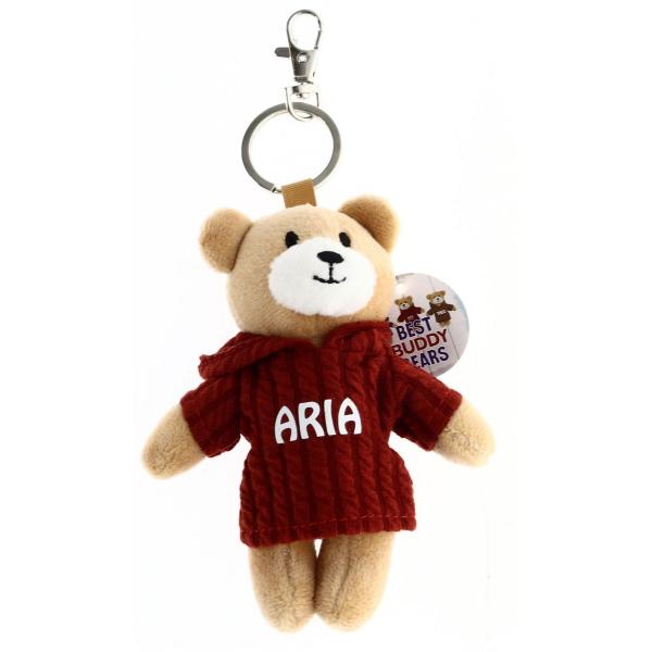 Red Aria Bear Keyring