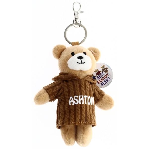 Brown Ashton Bear Keyring