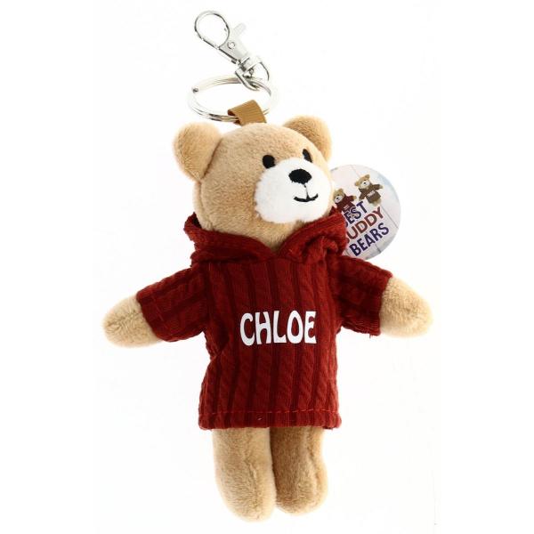 Red Chloe Bear Keyring