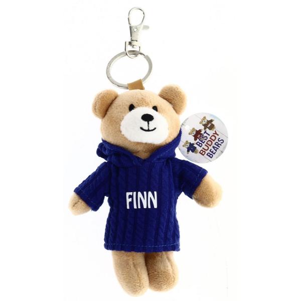 Blue Finn Bear Keyring