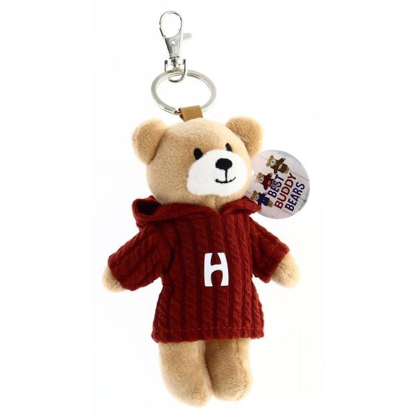 Red H Bear Keyring