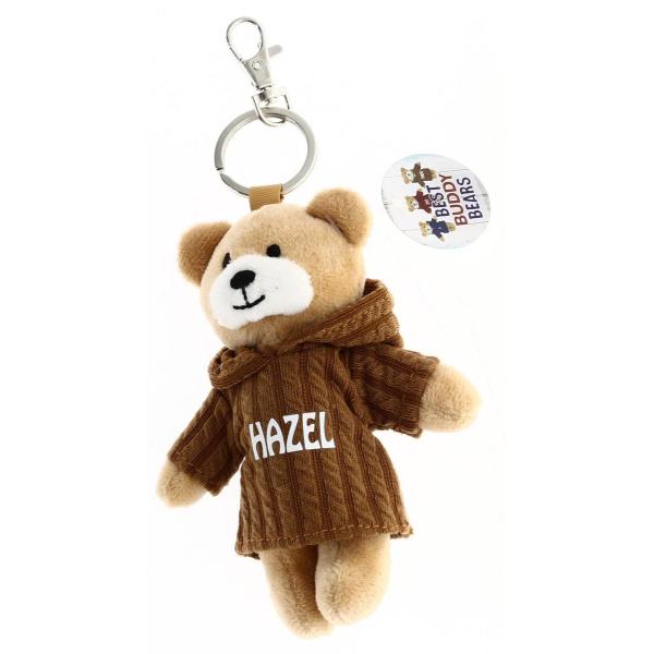 Brown Hazel Bear Keyring