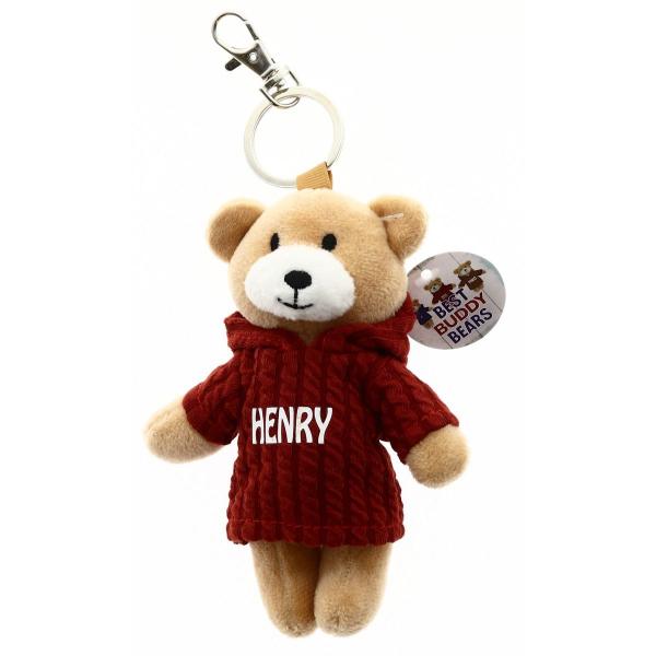 Red Henry Bear Keyring