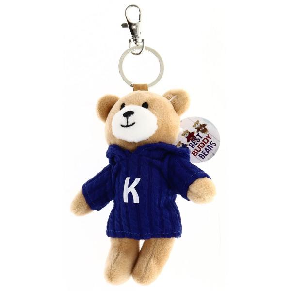 Blue K Bear Keyring