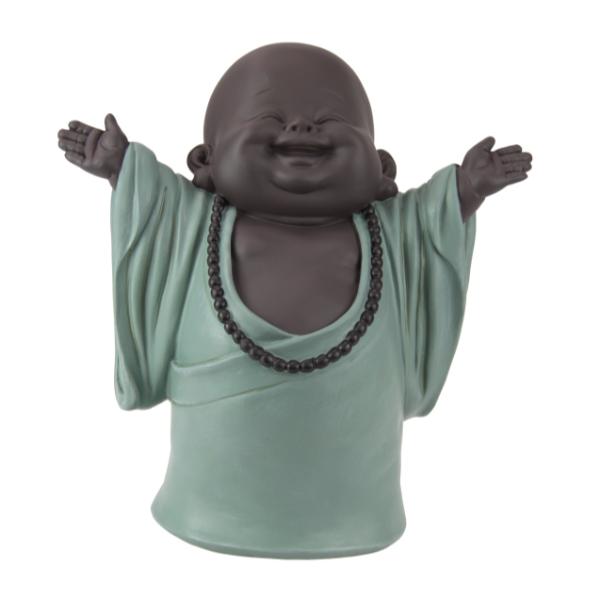 Turquoise Happy Buddha - 27cm