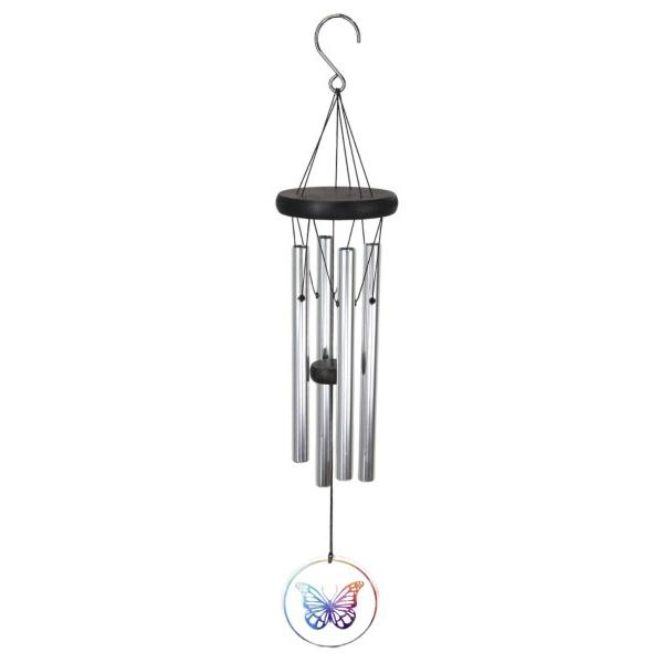 4 Tube Classic Butterfly Wind Chime - 59cm