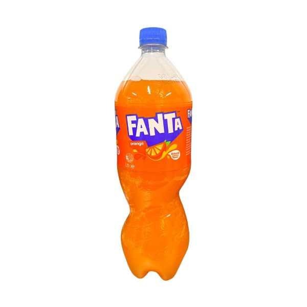 Orange Fanta Soft Drink Bottle - 1.25L