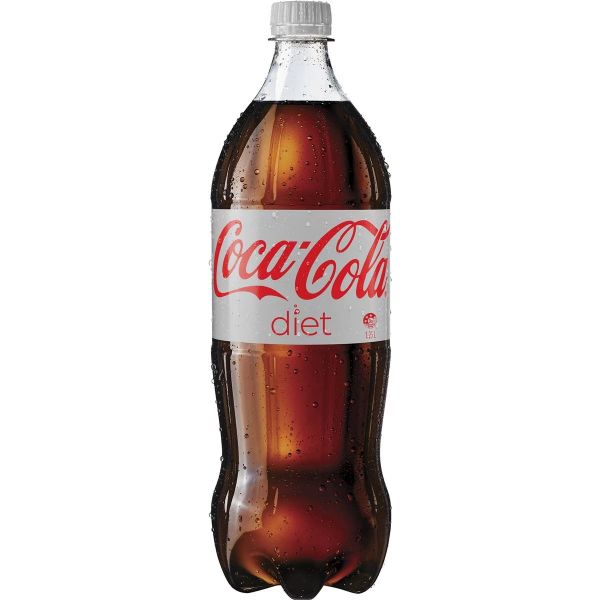 Diet Coca Cola Soft Drink Bottle - 1.25L