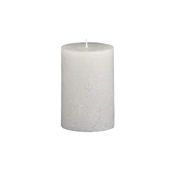 Natural Terra Texture Pillar Candle - 7cm x 10cm
