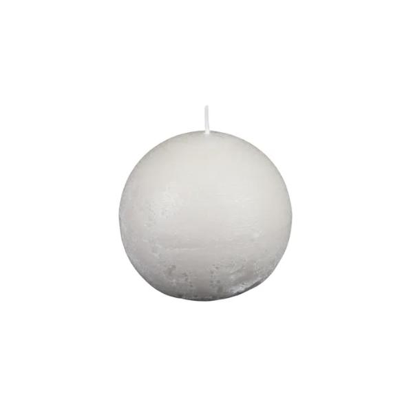Natural Terra Texture Sphere Candle - 9cm x 9cm