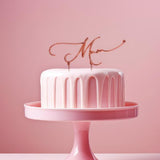 Load image into Gallery viewer, Rose Gold Metal Mum Cake Topper
