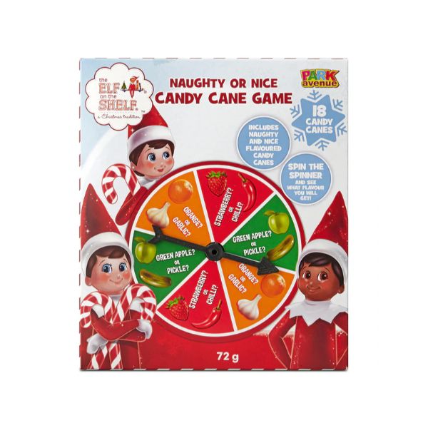 Elf On The Shelf Naughty Or Nice Candy Cane Game - 72g