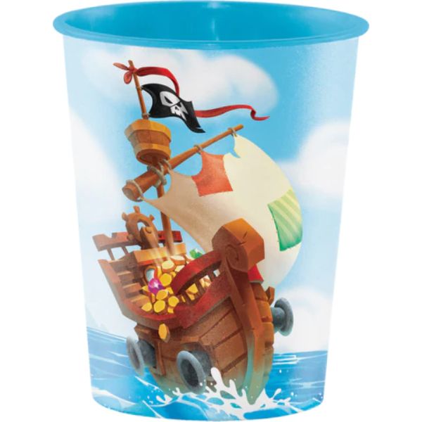 Pirate Treasure Plastic Keepsake Cup - 473ml