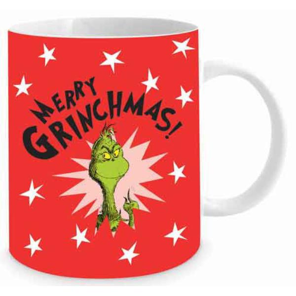 Red Merry Grinchmas Mug - 350ml
