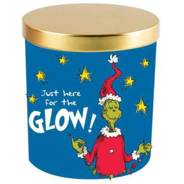 Just Here For The Glow Cinnamon 45 Hour Burn Time Candle - 10cm x 12.5cm