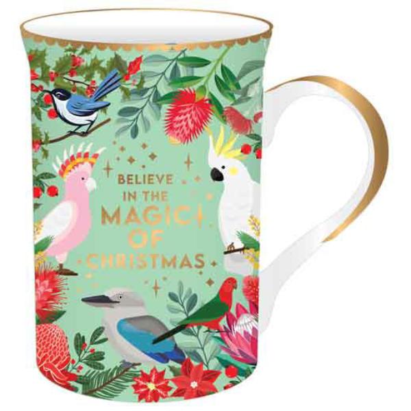 Christmas Aussie Bush Mint Mug - 310ml
