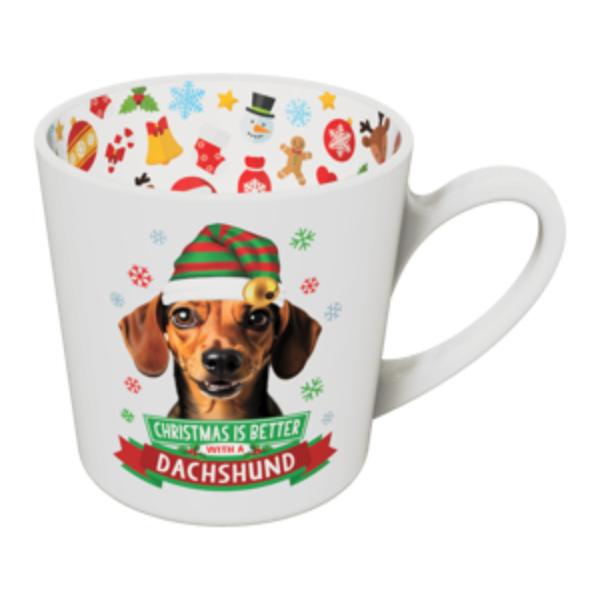 Dachshund Christmas Mug