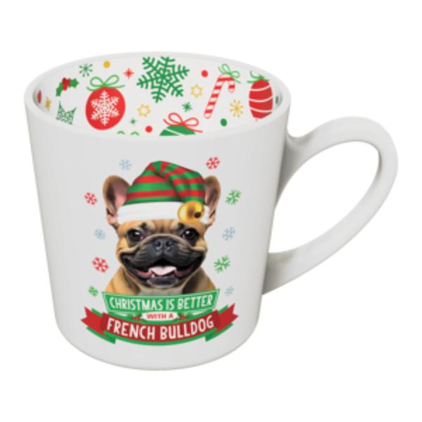 French Bulldog Christmas Mug