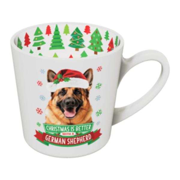 German Shepherd Christmas Mug