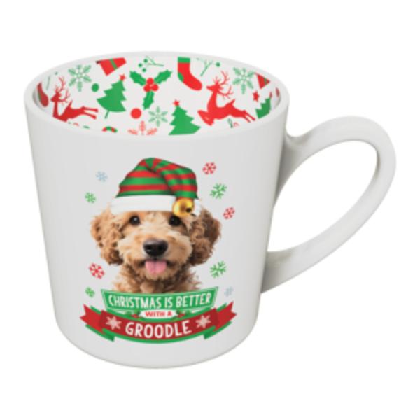 Groodle Christmas Mug