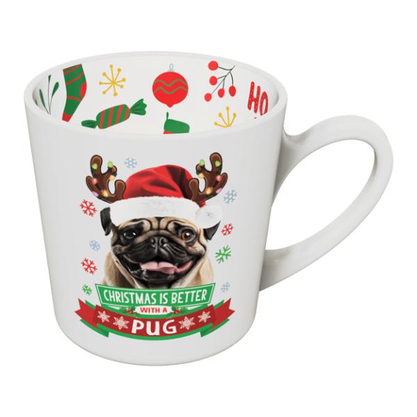Pug Christmas Mug