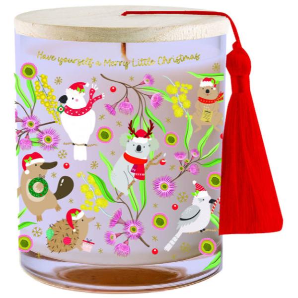Aussie Friends Lavender Xmas Candle