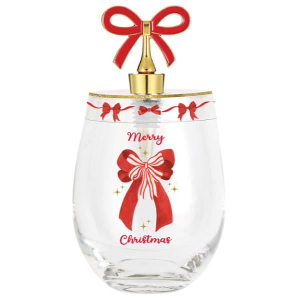 Wrapped In Love Stemless Glass With Stopper