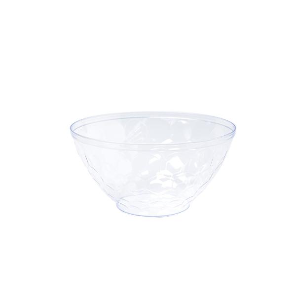 Heavy Duty Clear Dimpled Salad Bowl - 29cm