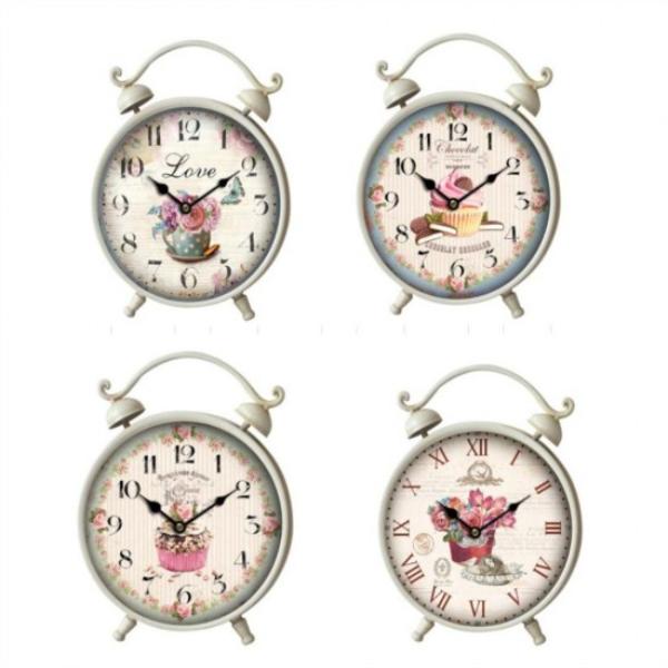 Metal Table Clock - 16cm