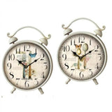 Load image into Gallery viewer, Assorted Metal Table Clock - 16cm
