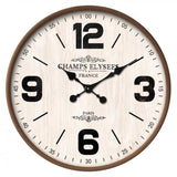 Load image into Gallery viewer, Wooden Wall Clock - 76.8cm x 6.5cm
