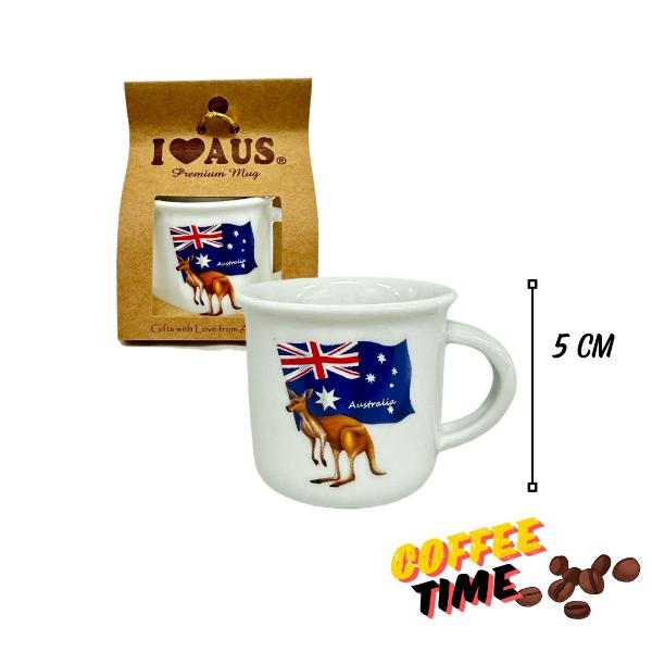 Kangaroo Australia Espresso Mug - 5cm