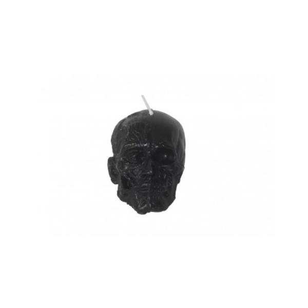 Black Musk Skull Shape Candle - 8.5cm x 5.7cm x 5.7cm