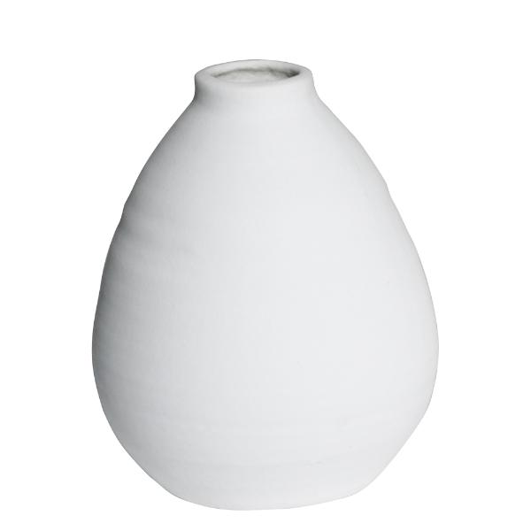 Matte White Bud Vase - 13cm