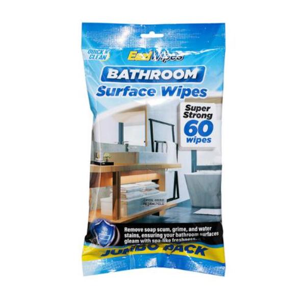 60 Bathroom Surface Wipes