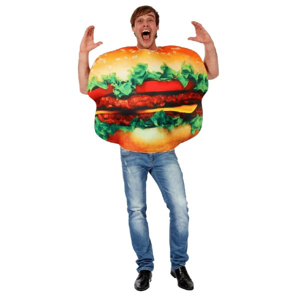 Adult Burger Man Costume