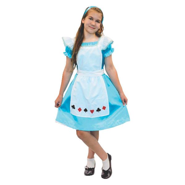Blue Alice In Wonderland Tween Costume - X Large