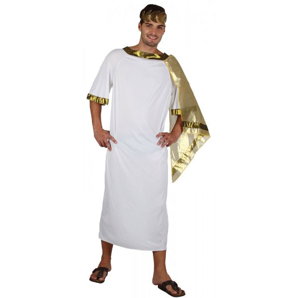Adult Toga Ancient Man Costume - Medium - Large