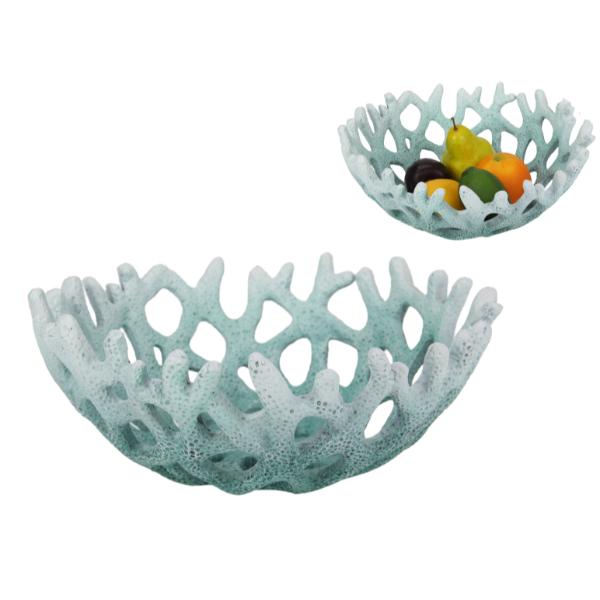 Coral Beach Decor Bowl - 31cm