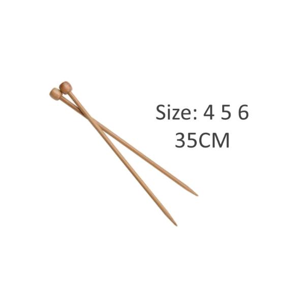 Bamboo Knitting Needle - 35cm